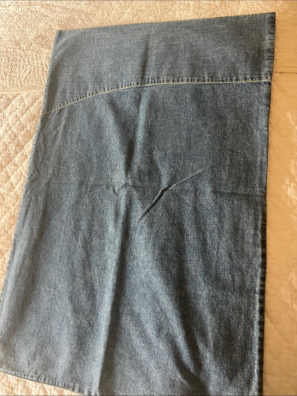 Two Pottery Barn Teen Denim Blue Pillow Shams